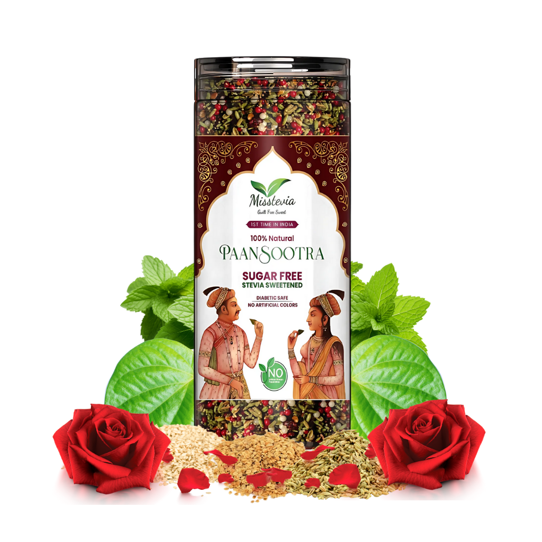 Misstevia Meetha Paan Mukhwas 200g | Sugar Free Stevia Sweetened