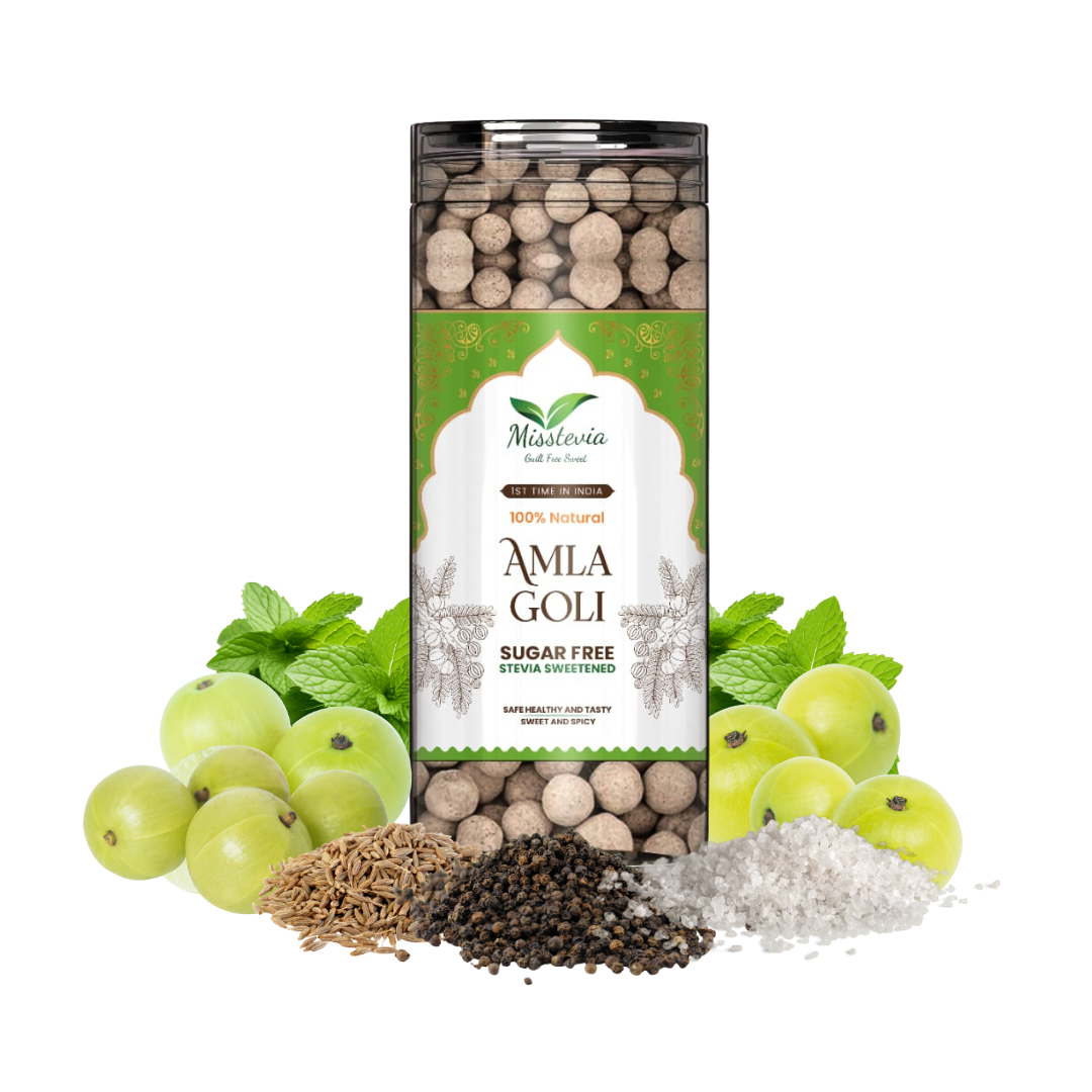 Sugar-Free Amla Goli | Stevia based Spicy & Sweet | Healthy Mouth Freshener
