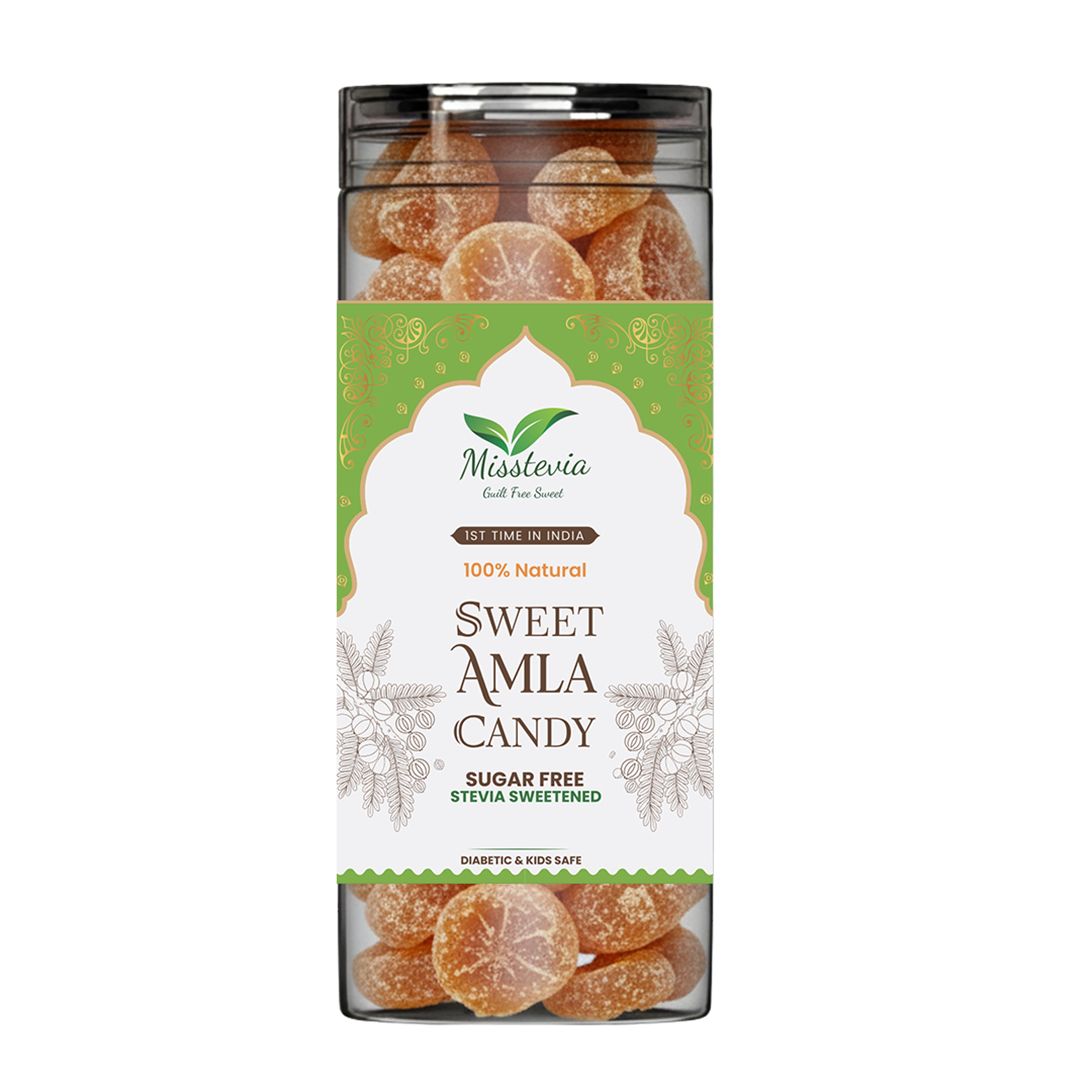 Sugar-Free Sweet Amla Candy | Stevia Sweetened | Natural & Healthy