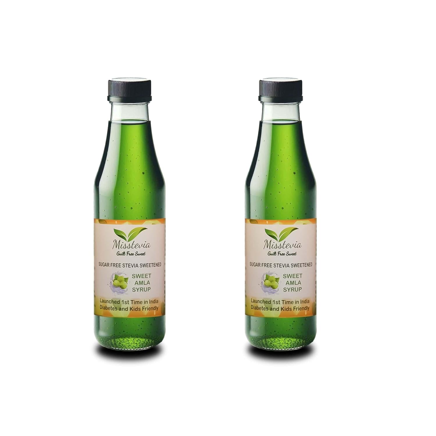 Sugar Free Sweet Amla Juice/Syrup 280*2 | Stevia Based - Misstevia