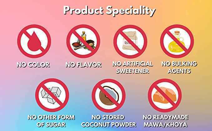 Sugar-Free Stevia based Dryfruit Coconut Laddu 500g + 50g Mouth-Freshener FREE - Misstevia