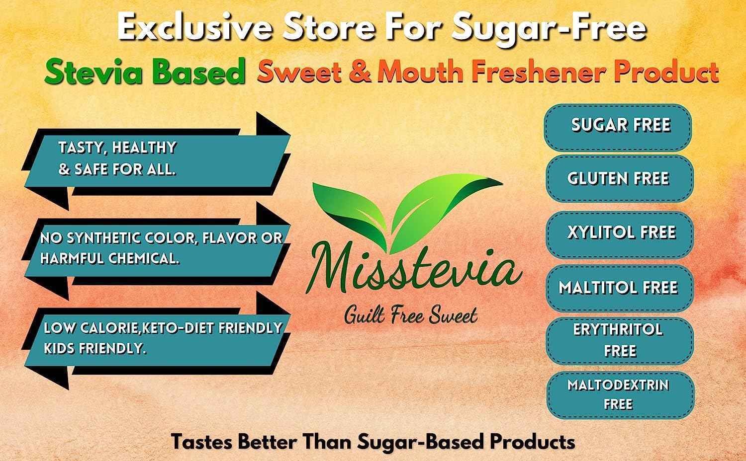 Stevia Sweetened Cake Premix(200g) (Taste Better than Sugar based Cake) - Misstevia