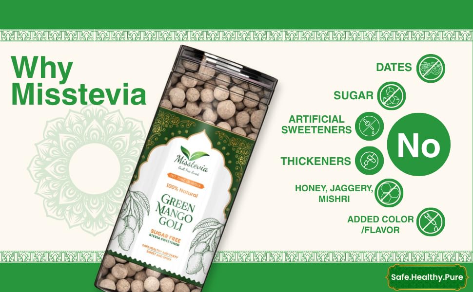 Sugar Free Mukhwas Combo Gift Pack 500g | Stevia Sweetened | Sweet & Spicy Green Mango Goli | Meetha Paan | Sweet & Spicy Anardana Goli | Diabetic Friendly| Real Fruit based Digestive Mouth Freshener | Diwali Festive Gift Hamper